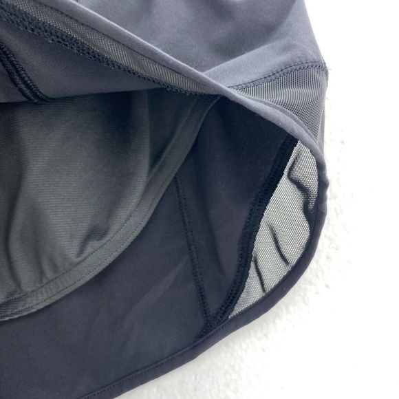 LULULEMON Black Adjustable Running Shorts Elastic in Waist Mesh Detail - Picture 2 of 7